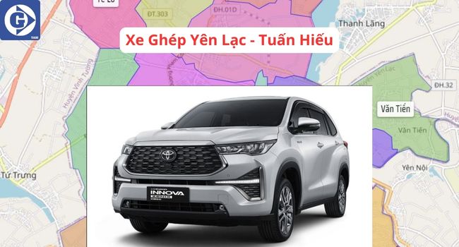 Xe Ghép Yên Lạc Vĩnh Phúc Tải App GVTaxi